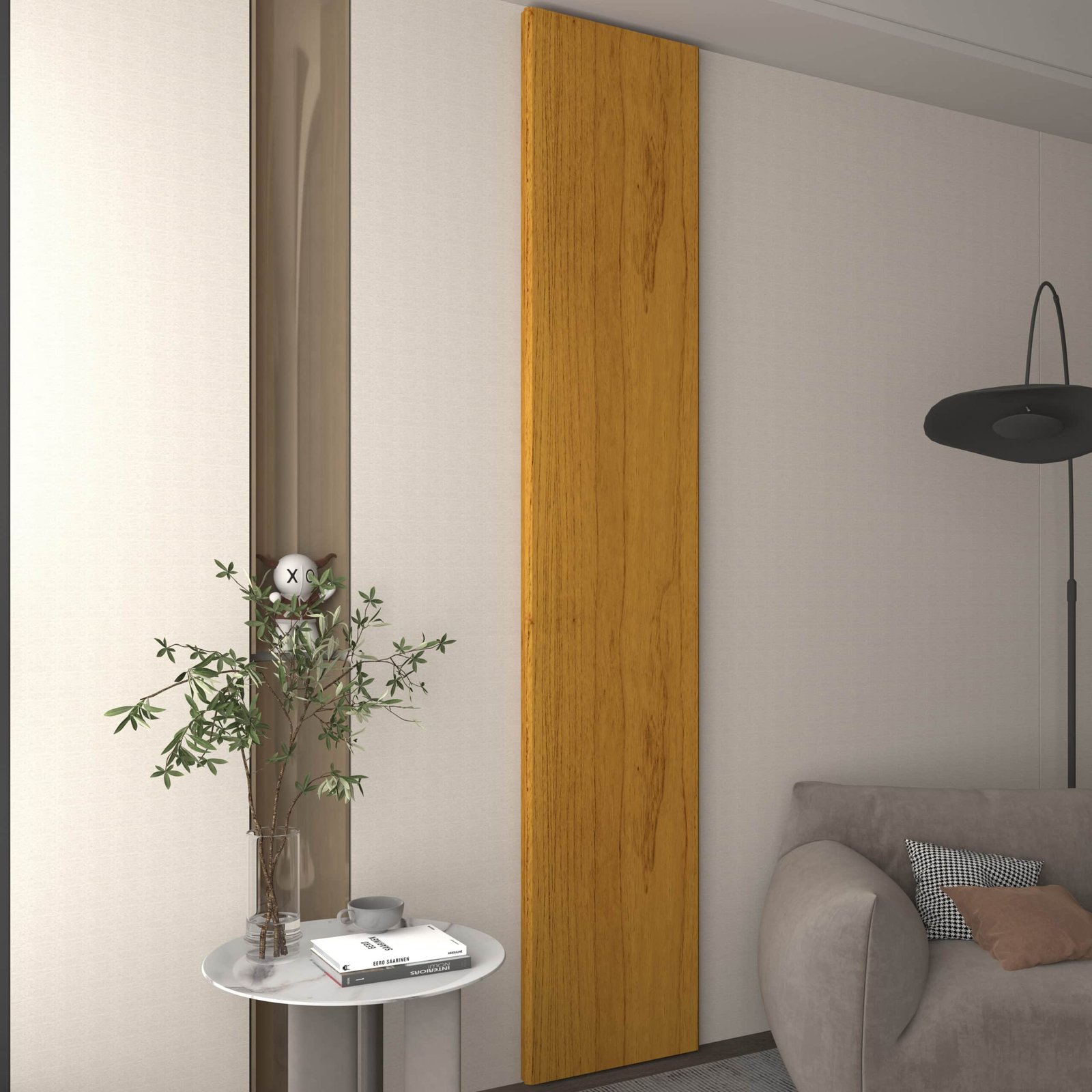 Placa Painel (Extensão) Realce 44,5 cm Naturale – GELIUS - Imagem 2