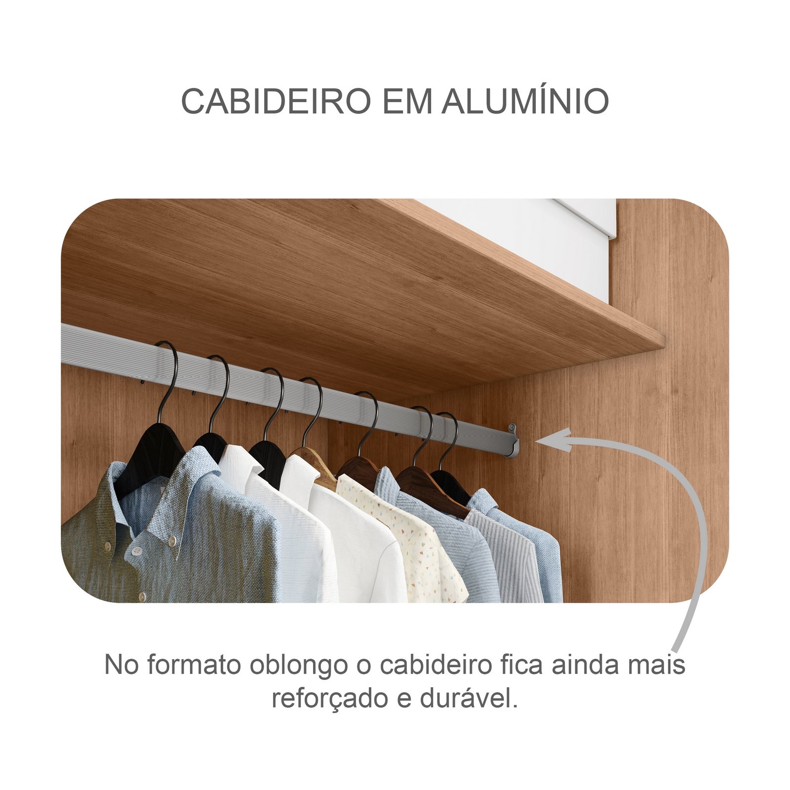 Guarda-Roupa 6 Portas Robust New 2,762 m Cumaru - NOVO HORIZONTE - Imagem 5