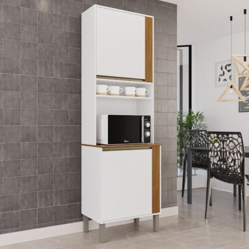 Torre Quente Pérola 0,66 m Branco/Cinamomo - SALLÊTO