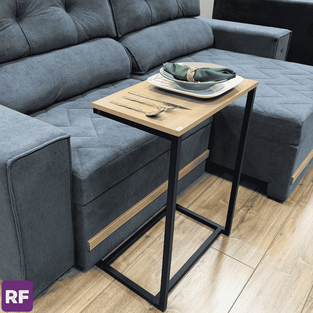 Mesa de Apoio Canela/Preto Fosco LI025 - Kappesberg - Imagem 4