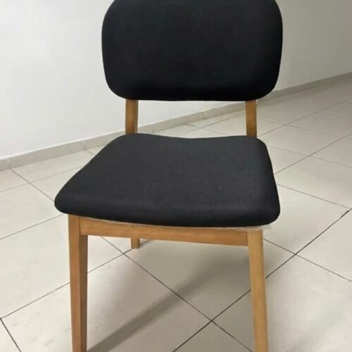 Alternative view of Mesa Berlim 100 Cinamomo/Off White com 4 Cadeiras Gaya Linho Preto 09 – CEL MÓVEIS + J SILVA MÓVEIS