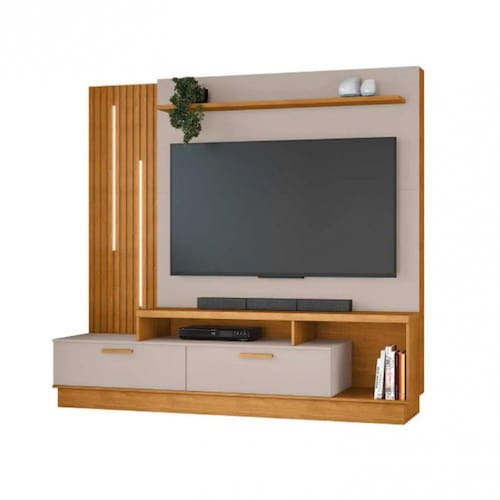 Home até 65" Despertar Cinamomo/Off White - JCM MOVELARIA - Imagem 4
