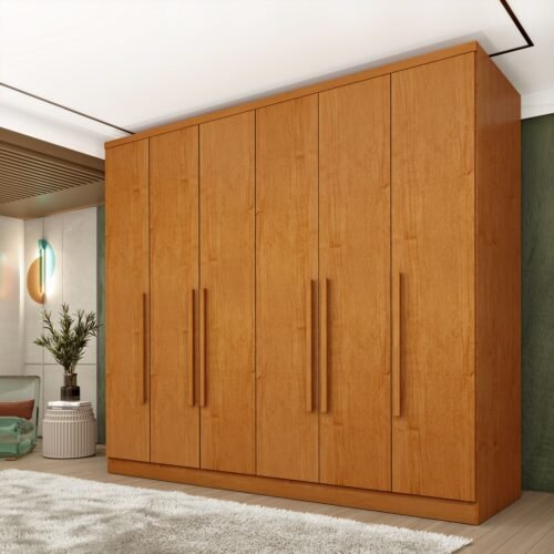Guarda-Roupa 6 Portas Veneza/Padova 2,39 m Cinamomo - TCIL