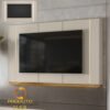 Painel ate 75" Santorini Off White/Tauari Fosco - LINEA BRASIL