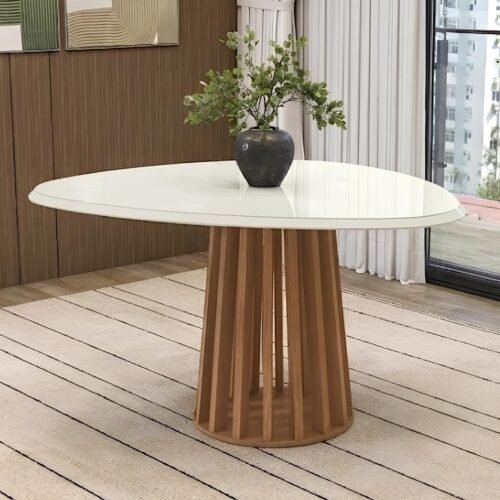 Alternative view of Mesa Lavanda BA45 135 Canela/Off White - KAPPESBERG