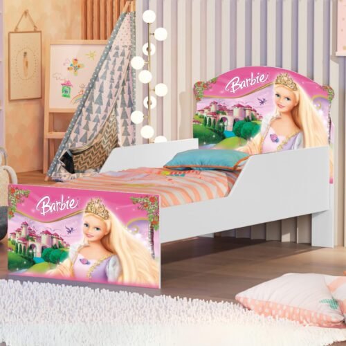 Mini Cama Juvenil Lívia (Menina) Barbie 404189 – MADEC MÓVEIS