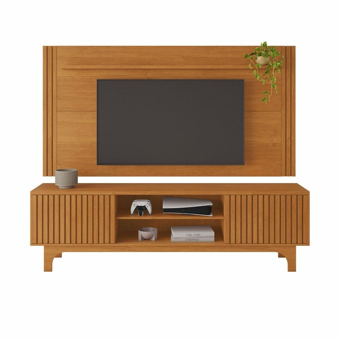 Painel + Rack até 70″ Trunfo Cinamomo – JCM MOVELARIA - Imagem 6