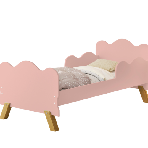 Alternative view of Mini Cama Juvenil Angel Rosé - MADEC MÓVEIS