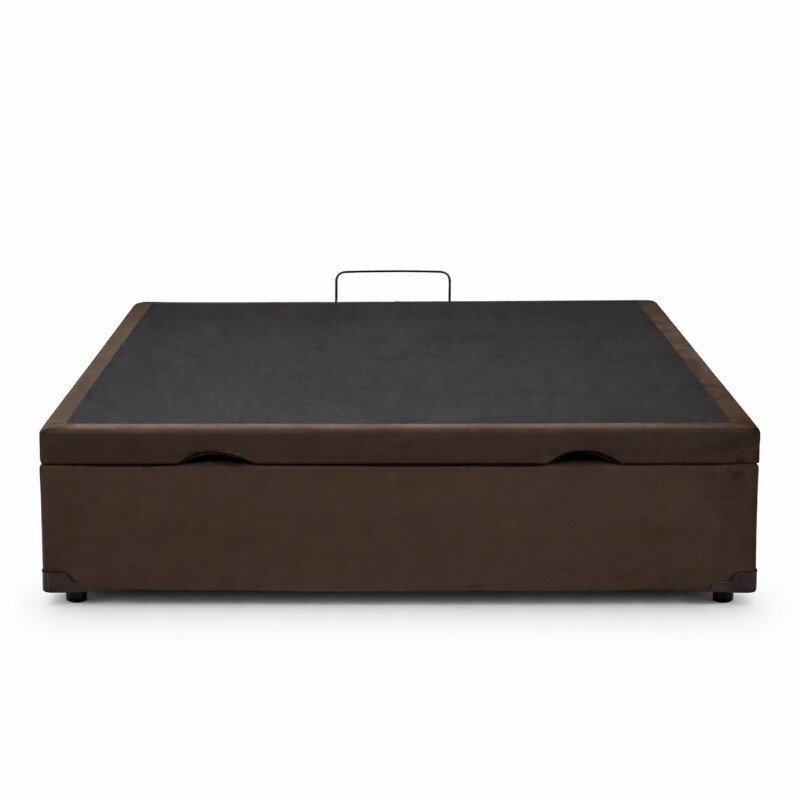 Colchão Casal Star One Ortopédico D-65 Anjos + Base Box Baú Casal Prime Confort Sued Marrom Blindado Issacar - 138x188x75 | Suporta até 280kg - Imagem 15