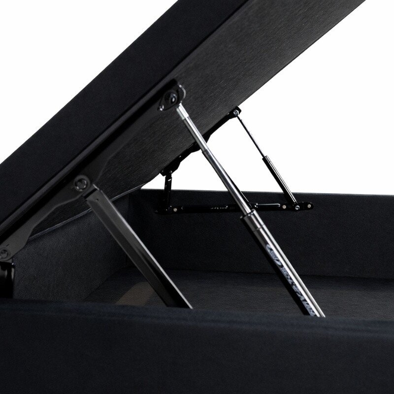 Colchão Casal Classic Supreme Ortopédico Lestespuma + Base Box Baú Casal Prime Confort Sued Preto Blindado Issacar - 138x188x64 | Suporta até 200kg - Imagem 11