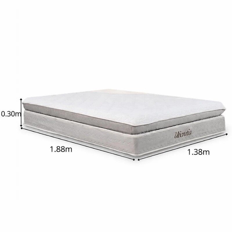 Colchão Casal Uberaba Espuma Viscoelástica ColchoMinas + Base Box Baú Casal Prime Confort Corino Palha Blindado Issacar - 138x188x75 | Suporta até 300kg - Imagem 6