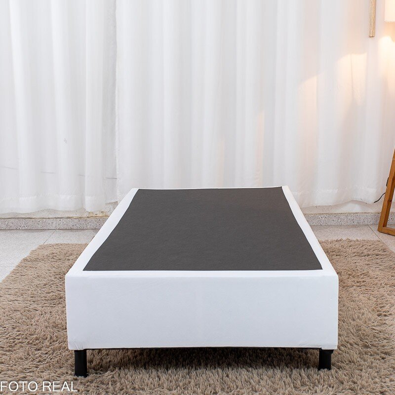 Base Box Solteiro Korino Branca 88x188x37 - Ortobel - Imagem 2