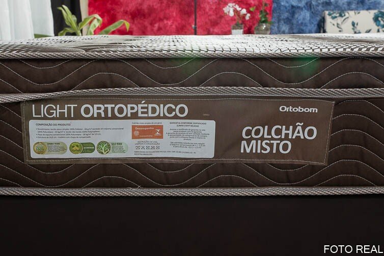Colchão Casal Ortopédico Light 138x188x25 Ortobom | Suporta até 260kg - Imagem 2