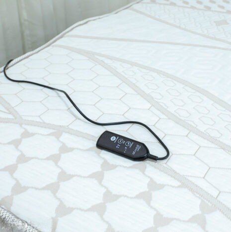 Alternative view of Colchão Queen Massageador Titan/Thor 34 cm D28 Molas Ensacadas + Base Box Simples Corino Preto – VIERO + BIOSTAR