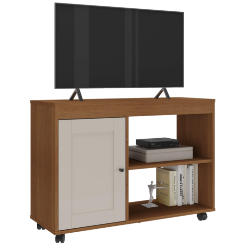 Alternative view of Rack até 42" Sampa Cinamomo/Off White - ARTELY