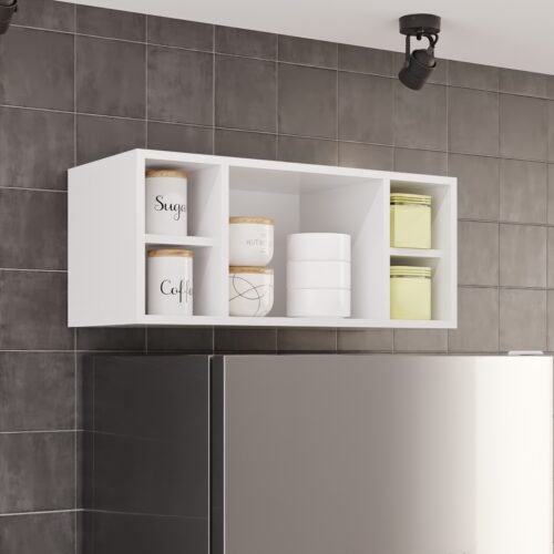 Armário Aéreo Geladeira Pérola 0,70 m Branco - SALLÊTO