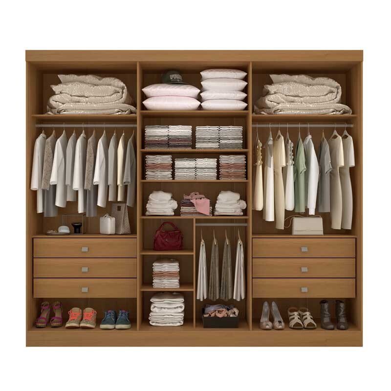 Guarda-roupa Da Vinci Plus 6 Portas Branco Larg. 2.75m - D Doro - Imagem 2