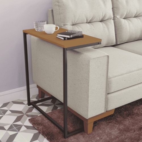 Mesa de Apoio Canela/Preto Fosco LI025 - Kappesberg