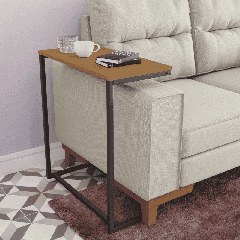 Mesa de Apoio Canela/Preto Fosco LI025 - Kappesberg