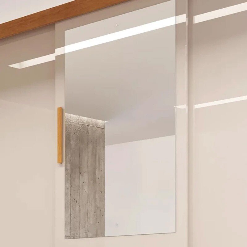 Combo - Guarda-roupa Athenas 3 Portas Nature/Off C/Espelho e Pés Larg. 1.80m Bianchi + Unibox Box Casal Ortopédico D33 Rondoconfort | Suporta até 300kg - Imagem 4